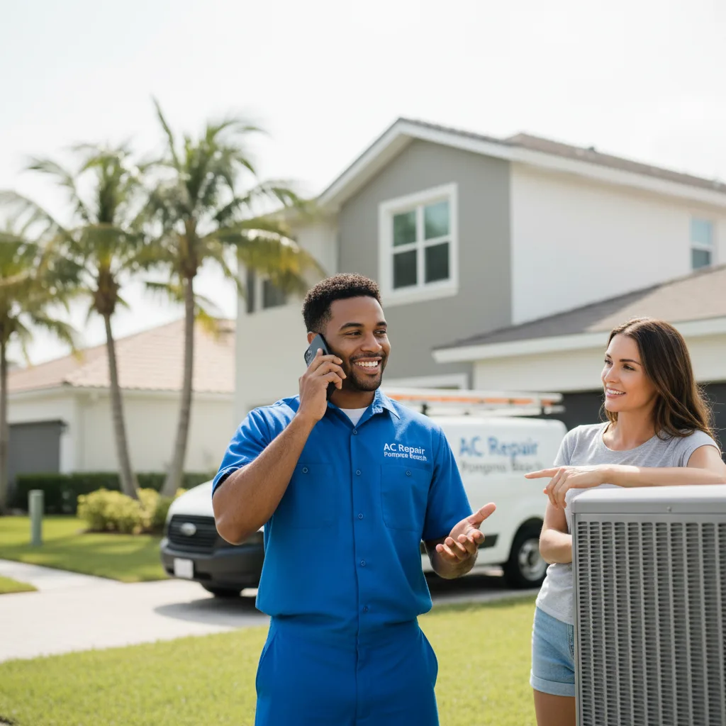 AC Repair Pompano Beach customer support in Shirley